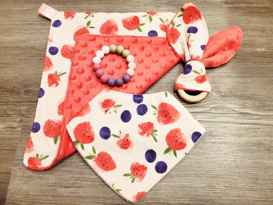 Strawberry Summertime Baby Gift Set!