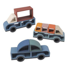 Load image into Gallery viewer, Vehicle Silicone Stacking Toy
